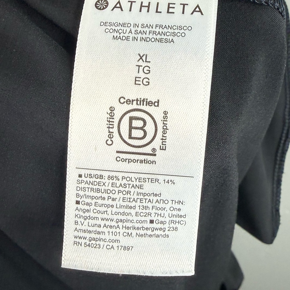 Athleta Women's Stratosphere High Rise Wide Leg Black Pants Size XL - Picture 9 of 13